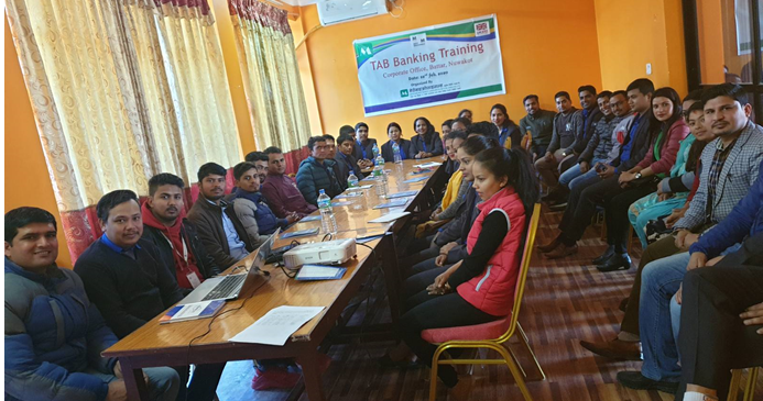 मेरो माइक्रोफाइनान्सद्धारा ट्याव बैंकिङ तालिम सम्पन्न