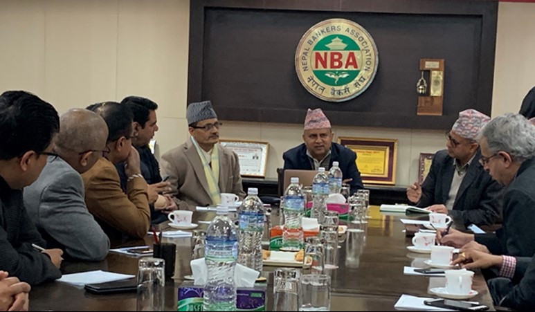 प्रदेश नं ५ सरकारद्वारा बैंकर्स संघसँग छलफल