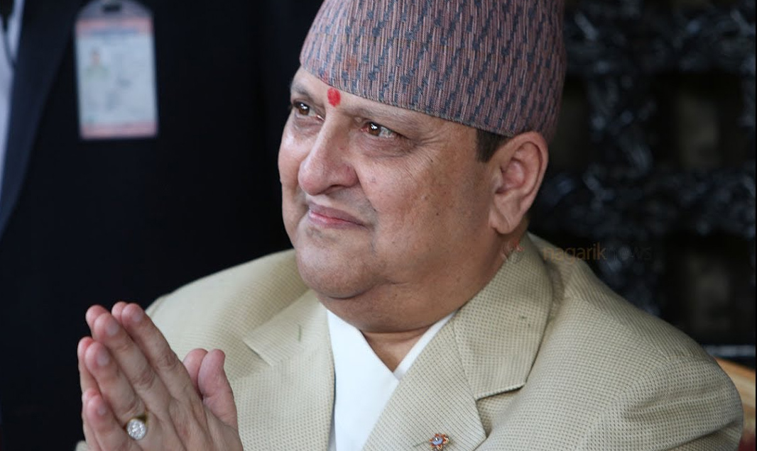 लकडाउनको समर्थन गर्दै पूर्व राजा ज्ञानेन्द्र शाहले नेपाल सरकारलाई दिए दुई करोड सहयोग