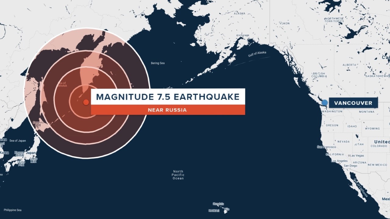 रसियामा ७.२ रेक्टरस्केलको शक्तिशाली भुकम्प