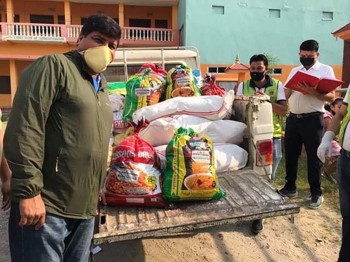 बेलहियामा युवाको सक्रियतामा २७० परिवारलाई राहत वितरण