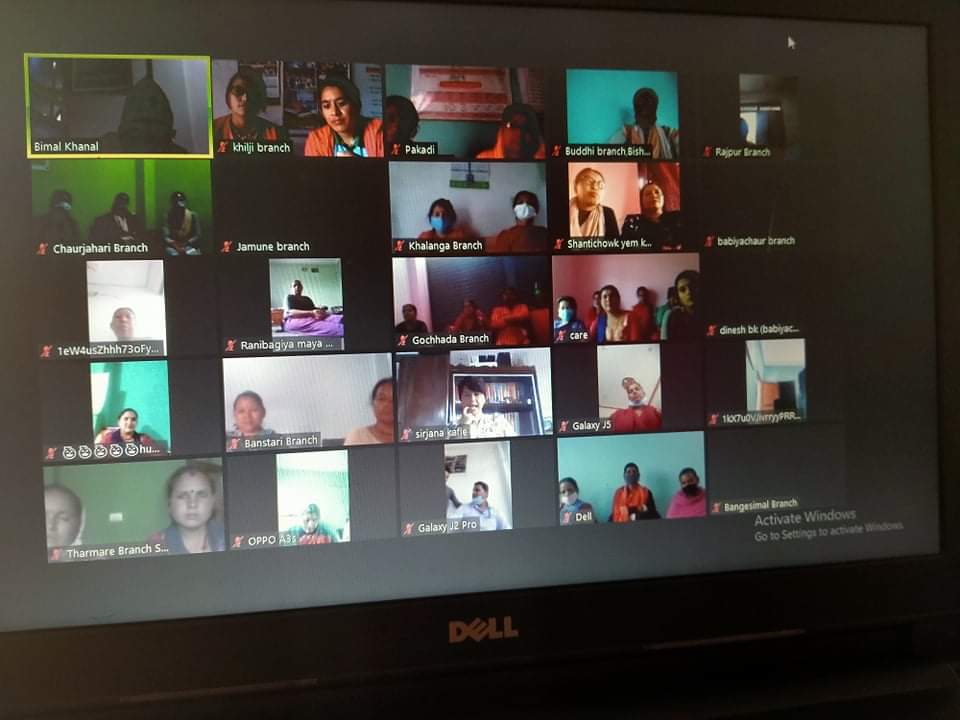 चौतारी लघुवित्तद्धारा जुम बैठक मार्फत अन्तरक्रिया तथा वित्तीय साक्षरता कार्यक्रम सम्पन्न