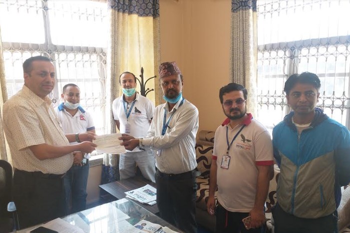 नेपाल लाइफ इन्स्योरेन्सले बार्षिकउत्सवमा गर्यो कोरोना कोषमा सहयोग