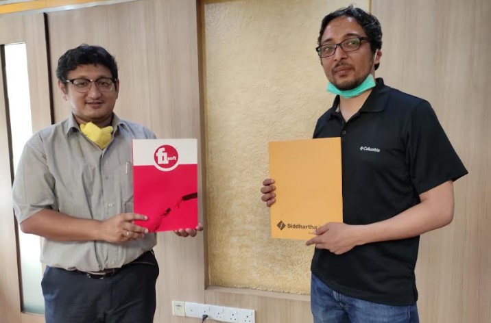 ‘क्वीक भुक्तानी’ अनलाइन इन्भ्वाइस डिस्काउन्टिङ प्लाटफर्म प्रयोगका लागि सिद्धार्थ बैंक र एफवान सफ्टबीच सम्झौता