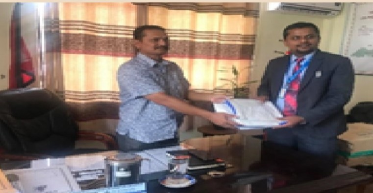 गरिमा विकास बैंकद्धारा ३० थान पिपिई सहयोग