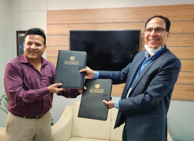 नेको इन्स्योरेन्स र एसबिआई बैंकबीच स्वास्थ्य बीमा सम्बन्धी सम्झौता