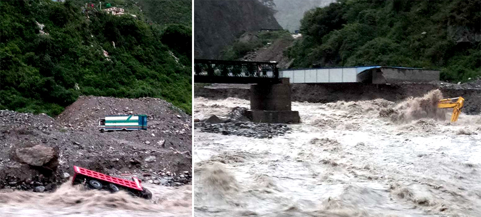 रसुवागढी आयोजनाको करोडौं भौतिक संरचना बाढीले बगायो, प्रिमियर इन्स्योरेन्समा पर्यो बीमा दावी