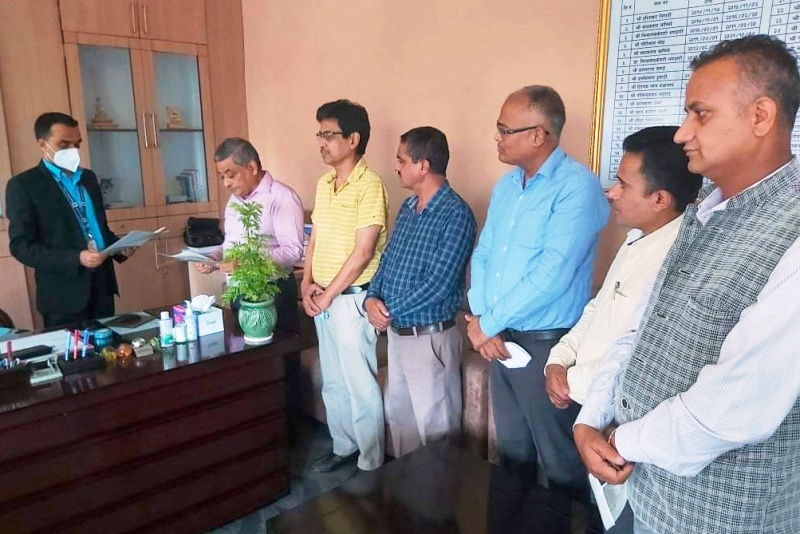 तिनाउ मिसन डेभलपमेण्ट बैंकका नव निर्वाचित अध्यक्षद्धारा शपथ ग्रहण