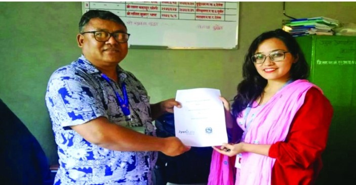 ज्योति लाइफले गरायो गुराँस गाउँपालिकाका जनप्रतिनिधि र कर्मचारीको बीमा