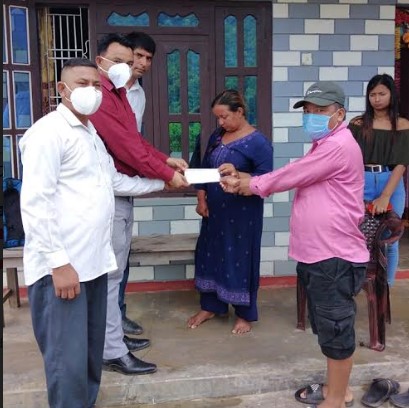 सन नेपाल लाइफद्धारा बीमा दाबी भुक्तानी