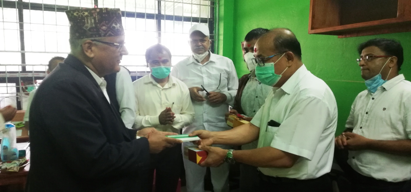 पोखरा स्वास्थ्य विज्ञान प्रतिष्ठानमा कृषि विकास बैंकको एक्सटेन्सन काउन्टर संचालनमा