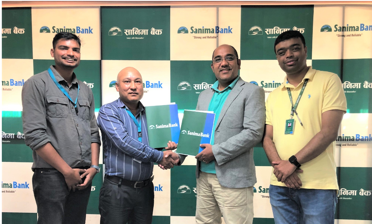 सानिमा बैंक र आईएमएस ग्रुपबीच सम्झौता