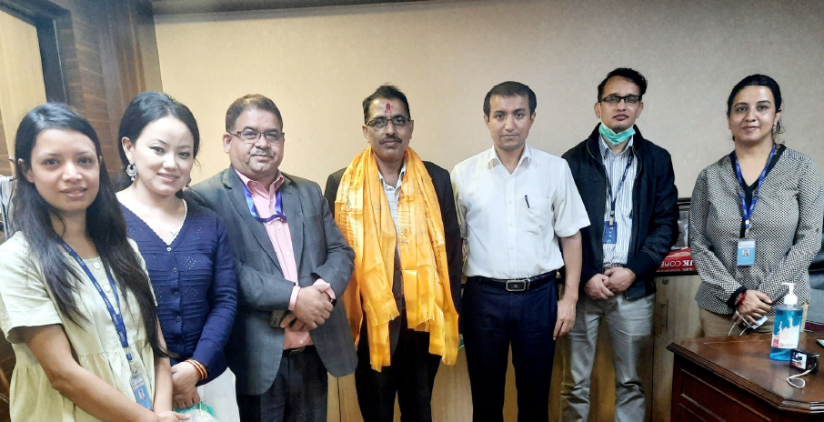 सिडिएस एण्ड क्लियरिङका नवनियुक्त सिईओ आचार्यद्धारा शपथ ग्रहण