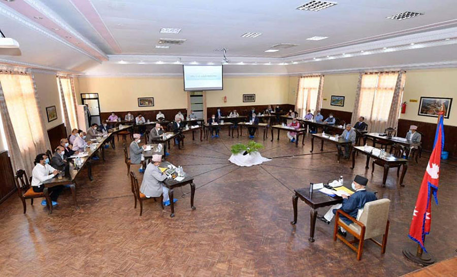 प्रधानमन्त्री कार्यालयमा सर्वदलीय बैठक, लकडाउनबारे छलफल