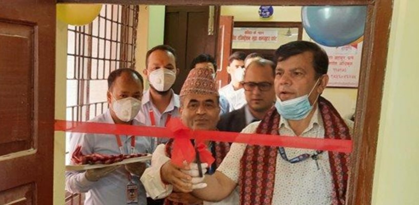 ग्लोबल आइएमई बैंकको एक्सटेन्सन काउण्टर लमजुङको बेंसीसहरमा