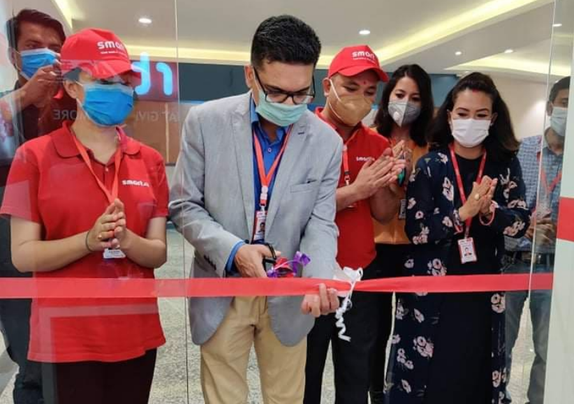 त्रिभुवन अन्तराष्ट्रिय विमानस्थलमा स्मार्ट टेलिकमको नयाँ काउन्टर संचालनमा