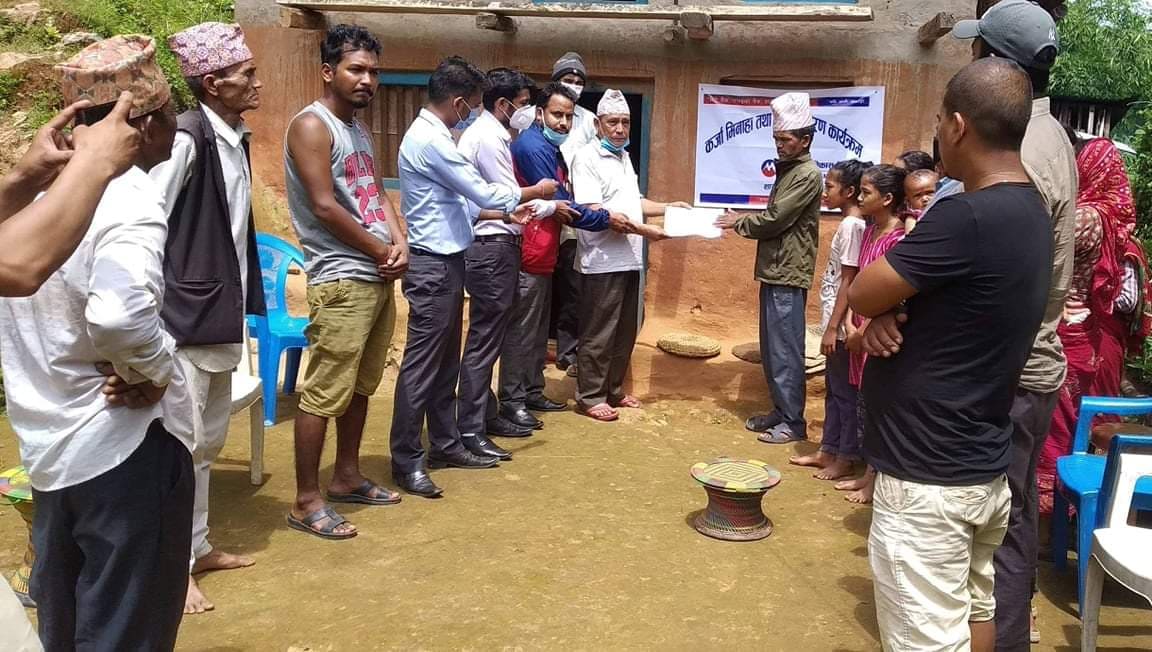 मुक्तिनाथ विकास बैंकद्वारा ऋण मिनाहा