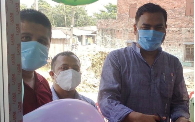 बोदेबर्साइनमा सानिमा बैंकको एक्सटेन्सन काउन्टर