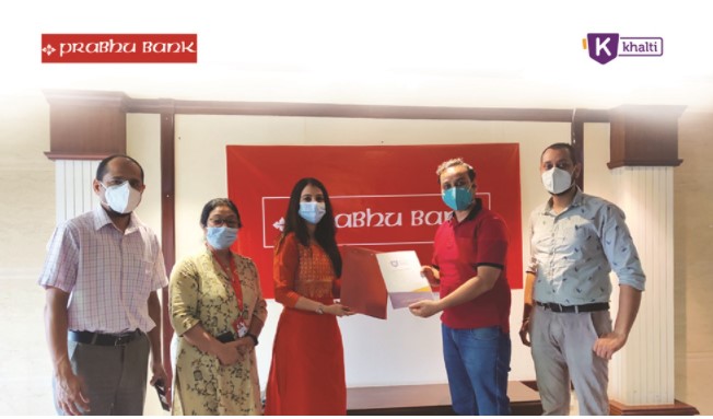 प्रभु बैंक र खल्ती डिजिटल वालेटबीच सम्झौता