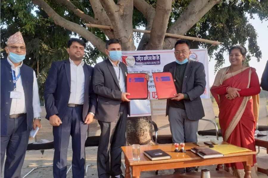 राष्ट्रिय वाणिज्य बैंक र खजुरा गाँउपालिकाबीच सम्झौता, सहुलियतपूर्ण कर्जा दिने