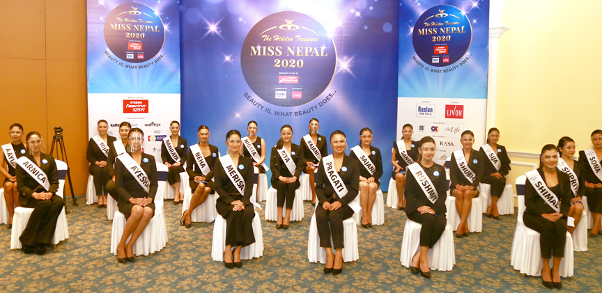 मिस नेपाल–२०२० मा २१ प्रतिस्पर्धीले भाग लिँदै, मसिंर २० मा फाइनल