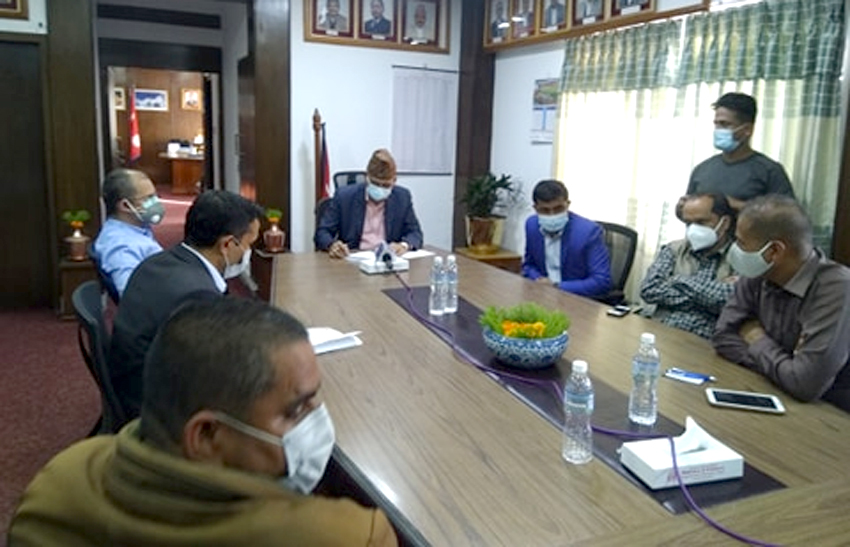 नाफिजद्वारा अर्थमन्त्रीलाई सुझाव