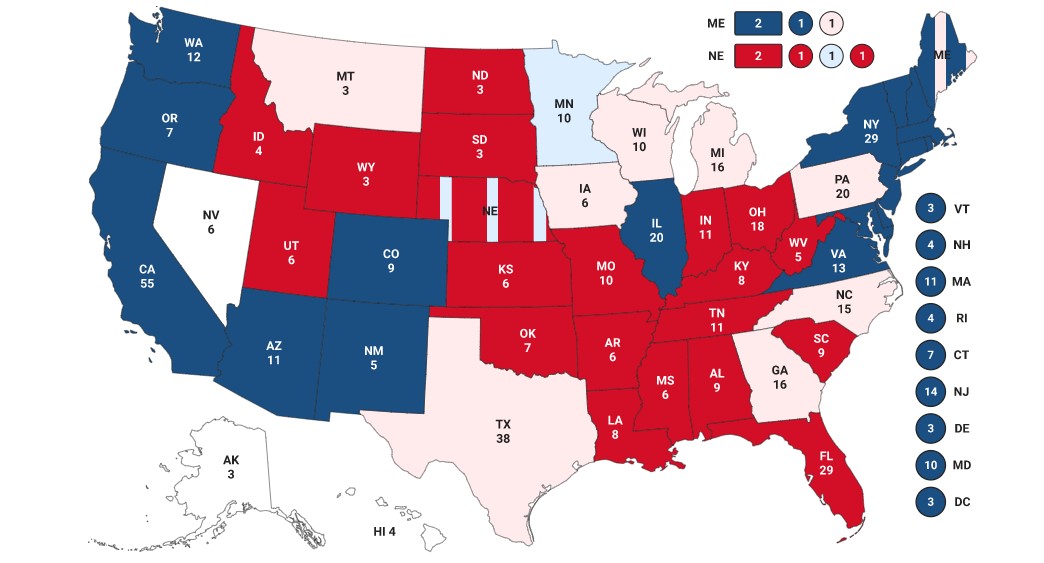 अमेरिकी राष्ट्रपति निर्वाचनको मत गणना जारी, ट्रम्पले लिए अग्रता