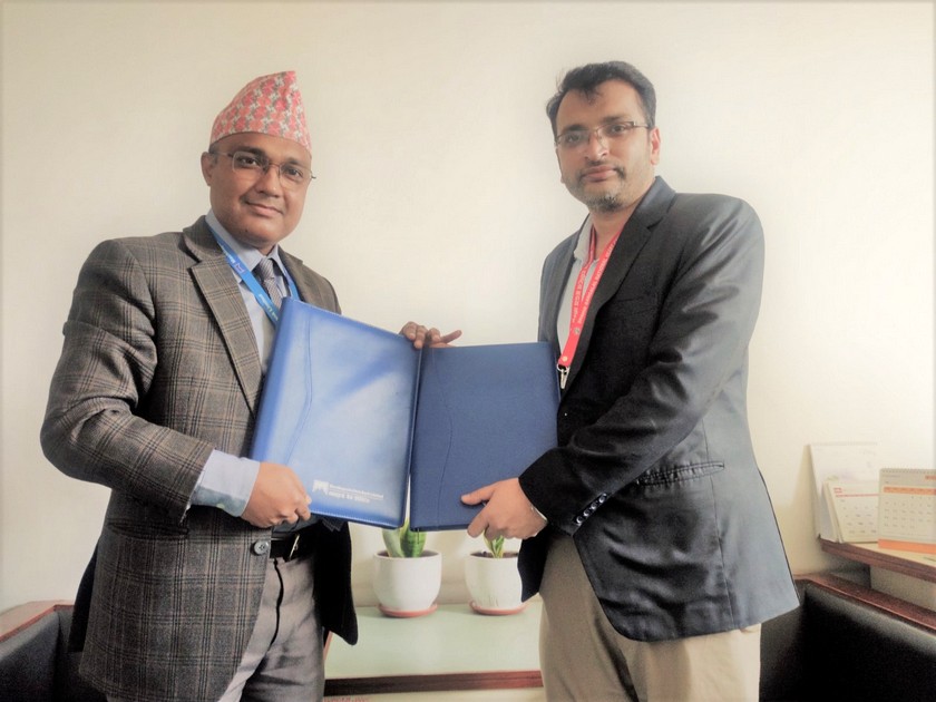 माछापुच्छ्रे बैंक र राष्ट्रिय हृदयरोग केन्द्रबीच सम्झौता