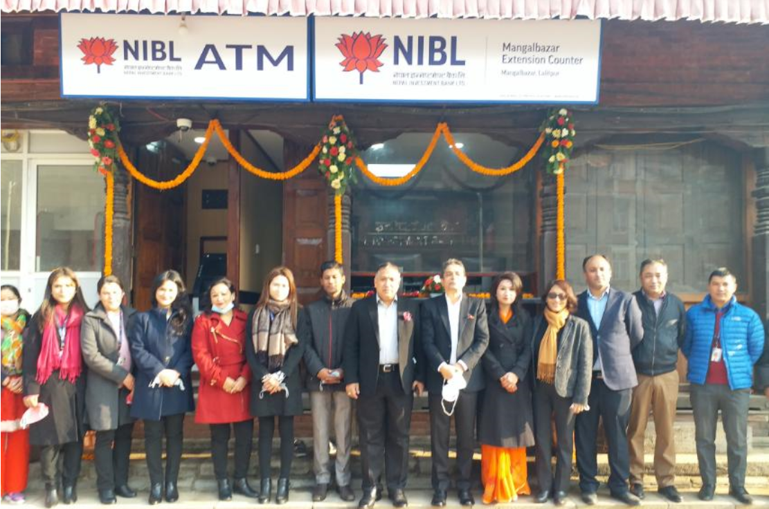 ललितपुरको मंगलबजारमा नेपाल इन्भेस्टमेन्ट बैंकको नयाँ एक्सटेन्सन काउन्टर संचालनमा