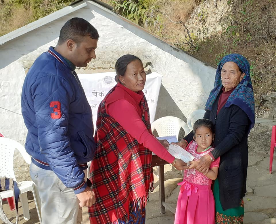 नेशनल लाइफ इन्स्योरेन्सद्धारा मृत्यु बीमा दाबी भुक्तानी