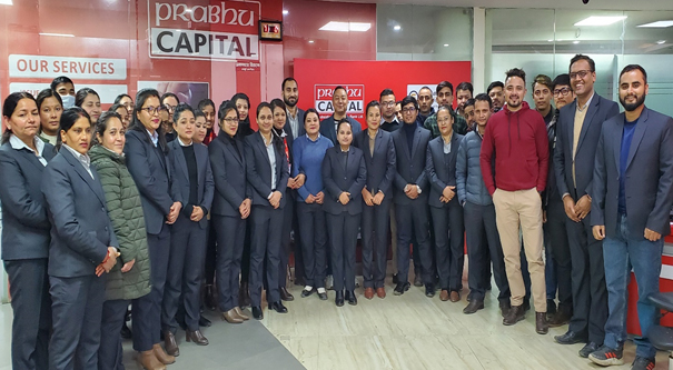 प्रभु क्यापिटलका कर्मचारीहरुलाई क्षमता अभिवृद्धि सम्बन्धी तालिम