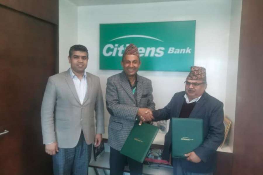 सिटिजन्स बैंक र कर्मभुमी समाजबीच सहुलियतपूर्ण कर्जा सम्झौता