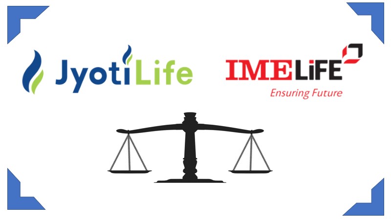 दोश्रो त्रैमासको आधारमा ज्योति लाइफ र आई.एम.ई लाइफलाई दाँजेर हेर्दा !