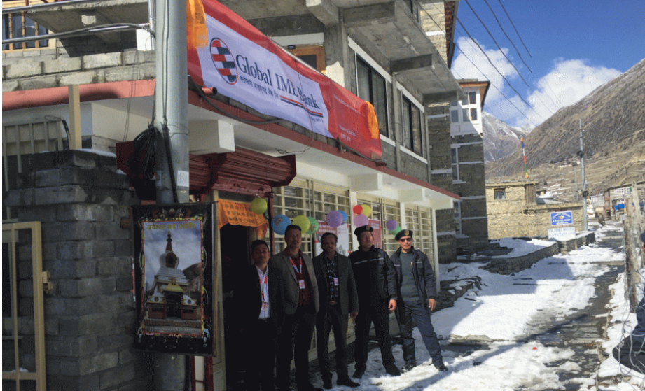 मनाङको मनाङ ङिस्याङ गाउँपालिकामा ग्लोबल आइएमई बैंकको नयाँ शाखा विस्तार