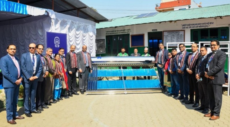 नेपाल एसबीआई बैंकद्धारा मानवसेवा आश्रममा विभिन्न साम्रागी हस्तान्तरण