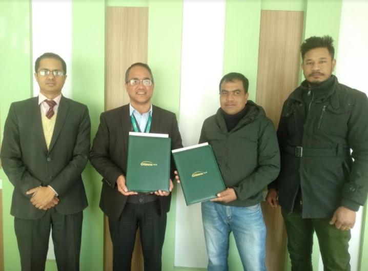 सिटिजन्स बैंक र त्रिपुरा रिसोर्ट कालिन्चोकबीच सम्झौता