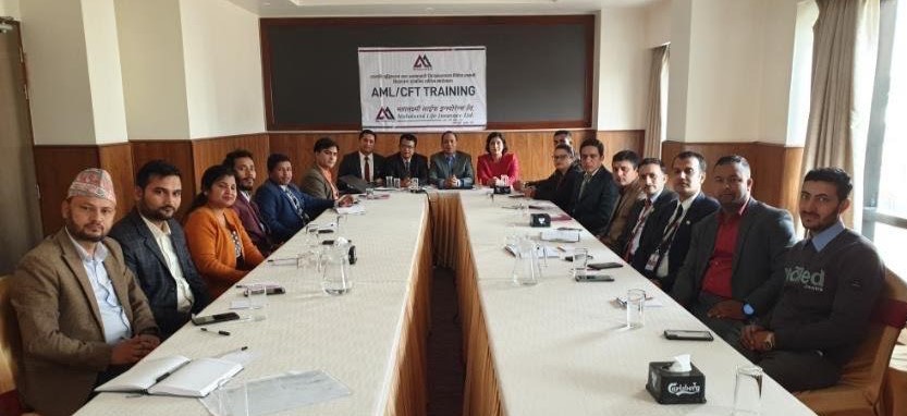 महालक्ष्मी लाइफले कर्मचारीलाई दियो सम्पत्ती शुद्धिकरण निवारण सम्बन्धि तालिम