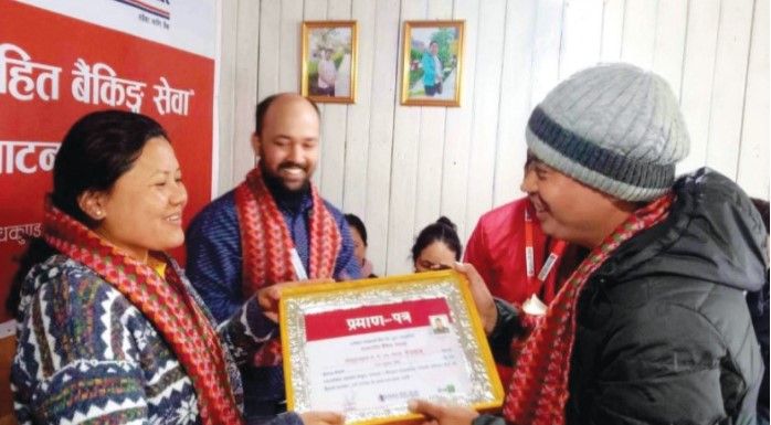 सोलुखुम्बुकोे फाप्लुमा ग्लोबल आइएमई बैंकको शाखारहित बैंकिङ सेवा संचालनमा