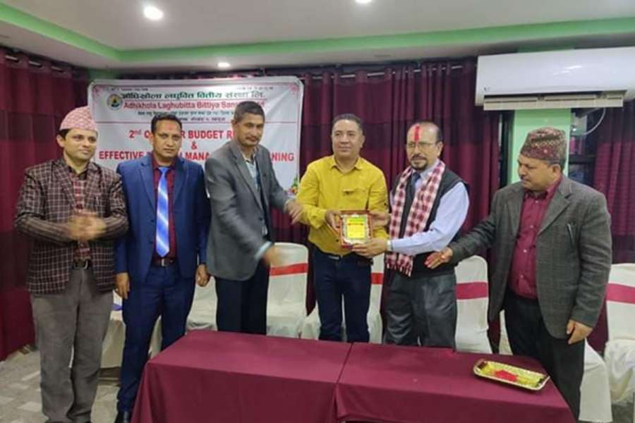 आँधिखोला लघुवित्तले दियो शाखा प्रमुखहरुलाई शाखा ब्यवस्थापन तालिम