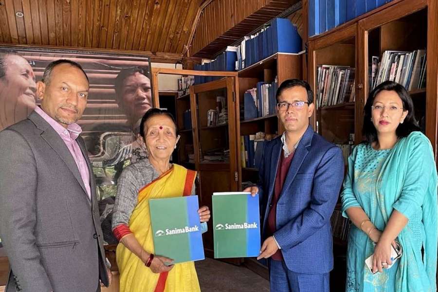 सानिमा बैंक र माइती नेपालबीच सम्झौता