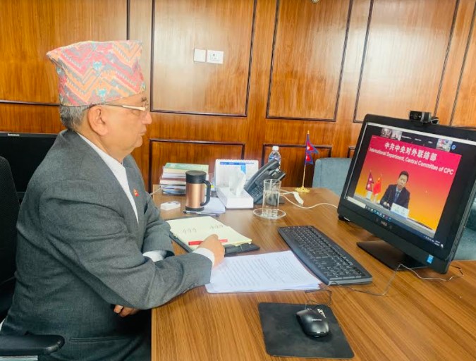 कोभिड–१९ विरुद्वको खोप सहयोग गर्न चीनलाई उपप्रधानमन्त्री पोखरेलको आग्रह