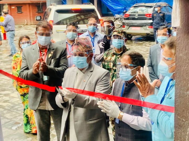 उपप्रधानमन्त्री पोखरेलबाट ५१ शैयाको निःशुल्क कोभिड आइसोलेशन केन्द्र शुभारम्भ