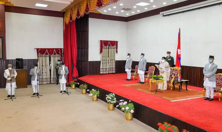 ओलीले गरे मन्त्रिपरिषद पुनर्गठन