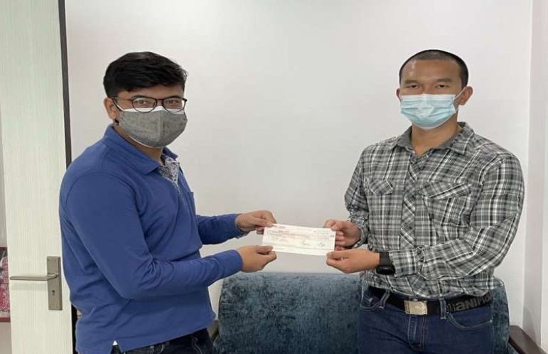 नेशनल लाइफद्धारा ५६ लाख ३० हजार रुपैयाँ मृत्यु दावी भुक्तानी