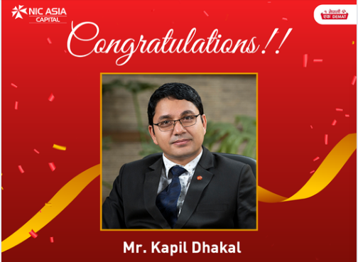 एनआईसी एशिया क्यापिटलको अध्यक्षमा ढकाल नियुक्त