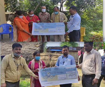 यूनियन लाइफद्धारा दुई मृतकको परिवारलाई दाबी वापतको रकम हस्तान्तरण