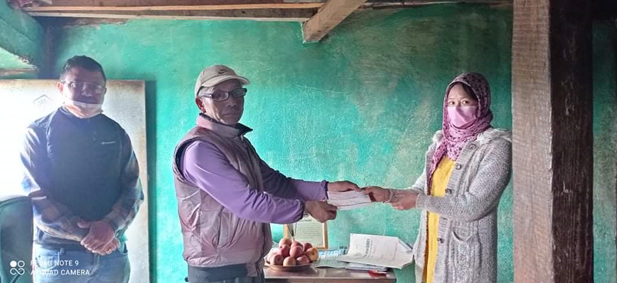 गुराँस लघुवित्तद्धारा मृतकको परिवारलाई ३ लाख २२ हजार रुपैयाँ बीमा दाबी भुक्तानी