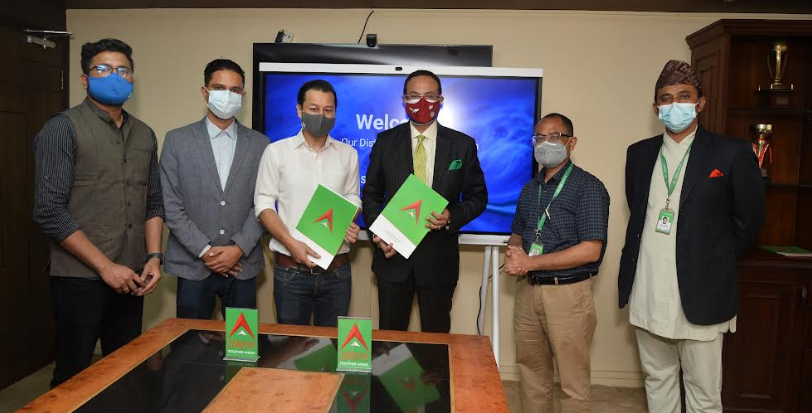 नबिल बैंक र डीभी एक्सिलसबीच सम्झौता