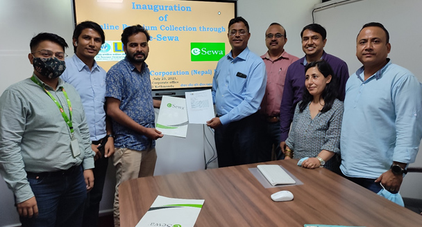 अब एलआइसी नेपालको बीमाशुल्क ईसेवाबाटै तिर्न सकिने