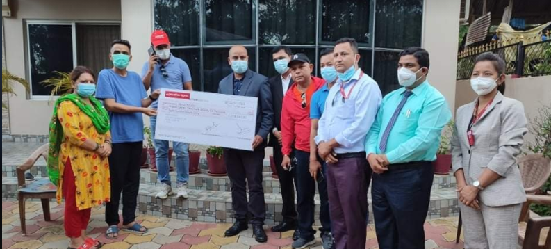 आइएमई लाइफद्धारा घातक रोग बापतको बीमा दाबी रकम भुक्तानी